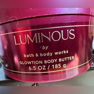 Bath & Body Works Luminous Glowtion Body Butter - Red New 6.5 oz